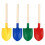 4Pcs De Coloridos Para Crianças Pás Praia 3