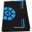 Basketball step training mat with dot reminder, black rubber for children's practice. 4
