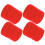 2 pares de pulseiras de suor para golfe com de punho 5