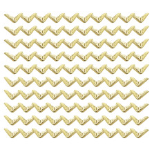 100Pcs Antique Metal Scrapbook Corner Reinforcements-gold 2cm