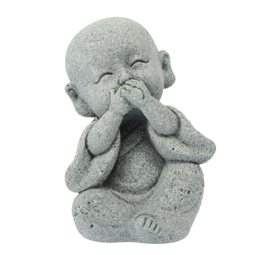 Estátua Decorativa De Monge Resistente Ao Desgaste Para