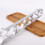 Professional 6 Unit Heart Dessert Molds Practical Aluminum-17mm 6