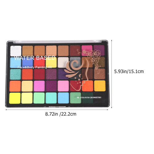 Conjunto De Tinta Facial Para Pintura De E 1