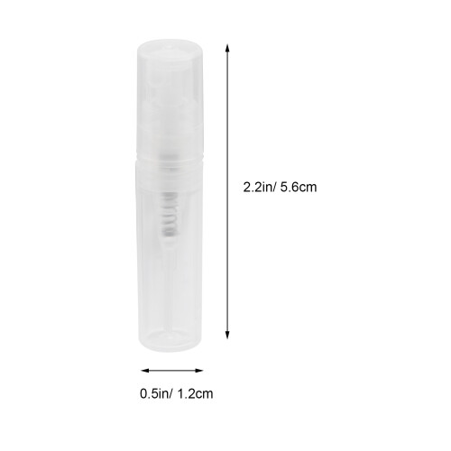 30 Unidades 2Ml Frascos Plástico Spray Vazios Para Perfume 1