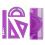 Multi Functional 4Pcs Metal Ruler Collection For-Purple 1