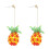 1 Pair Fruit Crystal Dangle Earrings For Girls 1