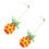 1 Pair Fruit Crystal Dangle Earrings For Girls 7
