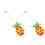 1 Pair Fruit Crystal Dangle Earrings For Girls 4