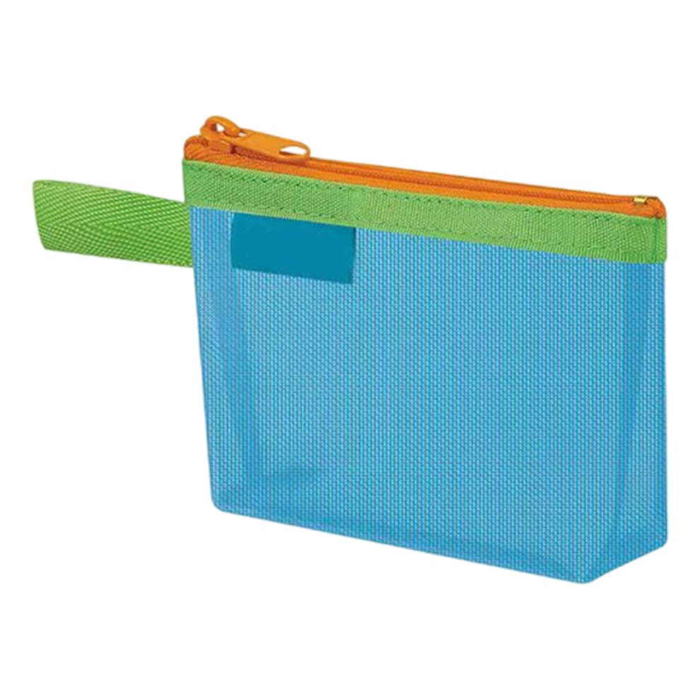 Portable Makeup Bag Zippered Closure Cosmetics Organiser-6