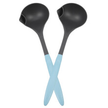2 Unidades Colheres Plástico para Filtros de Óleo Cozinha (Azul)