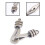 1 Fecho Para Pulseira Conector Colar Artesanato 5