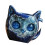 Handmade Resin Geode Crystal Cats Face Coffee Mugs Unique-Blue 1