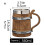 Insulated Nonrust Steel Beer Cup Retro Wood Texture-TypeE 5