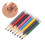 8 Lápis Coloridos Miniatura Para De E Decoração 10