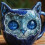 Handmade Resin Geode Crystal Cats Face Coffee Mugs Unique-Blue 6