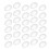 100Pcs Crystal Oval Glass Gemstone Patch For Jewelry Craft Making 8