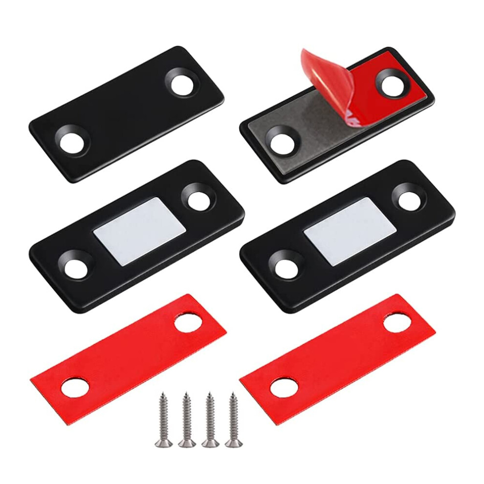 Strong Magnetic Force Concealed Magnetic Cabinet Latch, Non-Perforated Design For Invisible Installation In Cabinets, Drawers, And Rv Storage Spaces ( 9436597750966