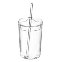 3Stk Transparenter Glasbecher Für Saft Tee Langlebig