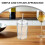 3Stk Transparenter Glasbecher Für Saft Tee Langlebig 9