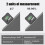 Double Mode Inclinometer 360 Rotatable Screen-Green backlight 7