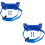 2Sets Durable Gas Cylinder Holder Blue Wall Mount Bracket for Home Use 11
