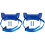 2Sets Durable Gas Cylinder Holder Blue Wall Mount Bracket for Home Use 7