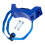 2Sets Durable Gas Cylinder Holder Blue Wall Mount Bracket for Home Use 4