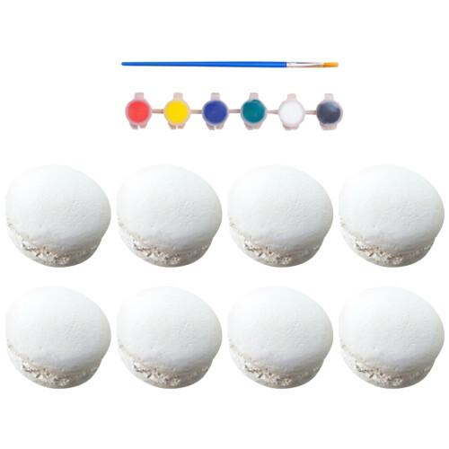 1 Conjunto De De Macarons Gesso Para Pintura Infantil 2