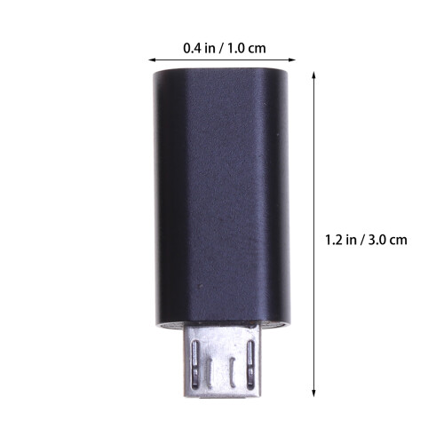2 Pcs 8-Pin Female Micro Usb Converter Cable For Smartphone Tablet 1