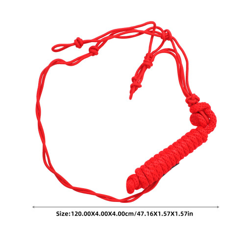 Rope Halter And Training Halter Red 1