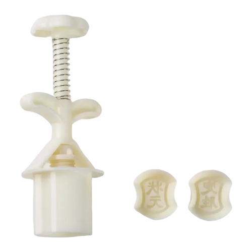 Hand Pressure Mooncakes Molding Set with 2 Pattern 25/50g-25g