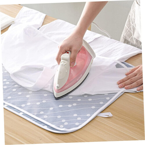 Ironing Mat for Clothes Ironing Press Cushion Table Light Grey 1