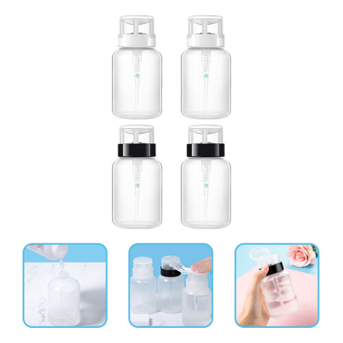 4 Stuks Nagellakverwijderaar Drukflessen 200 Ml 2