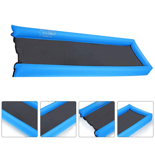 Schwimm-Matte Aufblasbare Schwimmliege Blau Nylon 2
