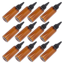 12Pcs 50Ml Refillable Hair Dye Applicator Bottles