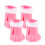 4 Unidades Botas Antirriscos Para Ajustáveis De Silicone 4