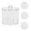 1 Redondas Transparentes Para E Algodão 5