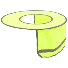 Yellow Hard Hat Visor Full Brim Neck Shade for Outdoor Safety