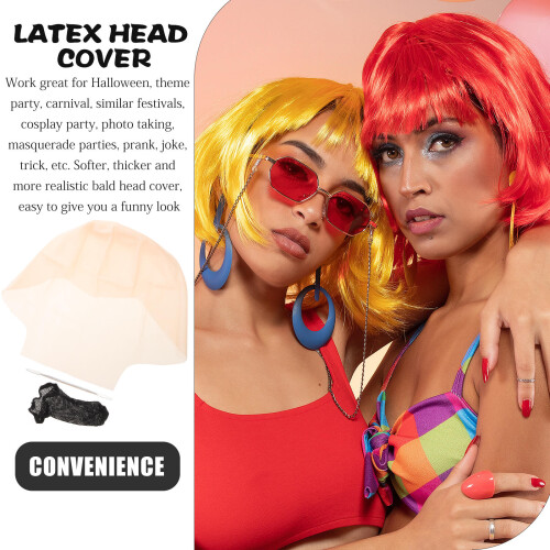 Conjunto Cabeça Látex Maquiagem Cosplay 2