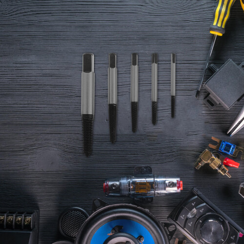 Mlins 5 Pcs Damage Screw Extractor Kit Stripped Removal 2