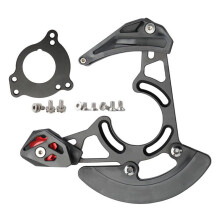 Mountain bike chain stabilizer, single disc chain stabilizer made of aluminum alloy and nylon, lightweight bike chain guide for 32T to 38T single disc