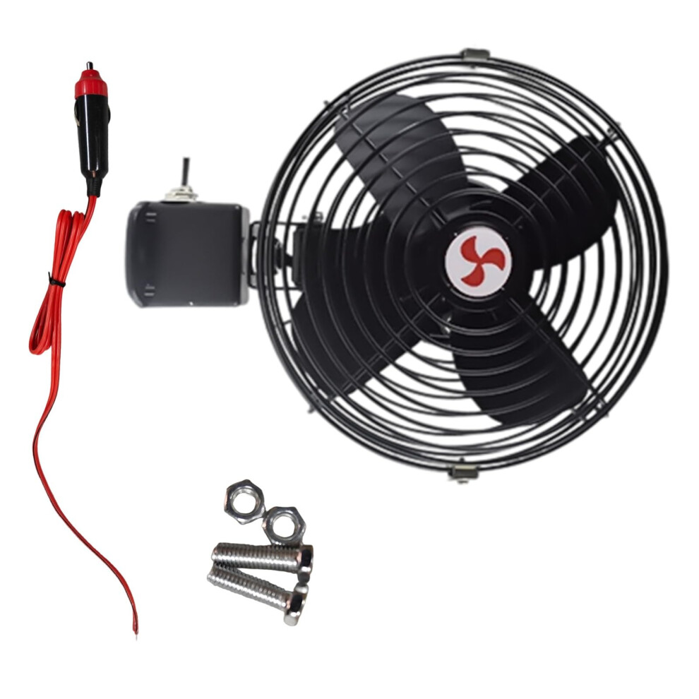 Truck Fan 12V 24V Dual Speed Quiet Cooling For Trucks And Buses Heavy Duty Cabin Use 9119770044082