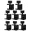 8St 3D Printer Clips, Aluminiumlegering, Fixatie, Zwart 6