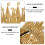 Baby Haarnadel Haarband Gold 10