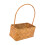 1 Handgemachter Weidenkorb 32,5 Cm Orange 3