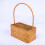 1 Handgemachter Weidenkorb 32,5 Cm Orange 11
