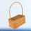 1 Handgemachter Weidenkorb 32,5 Cm Orange 6