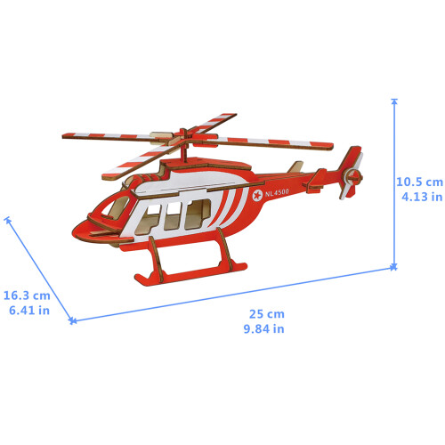 -Cabeça 3D De E Helicóptero Para Crianças 1