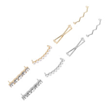 8Pares Clips Decorativos De Aluminio Y Para Cordones DIY