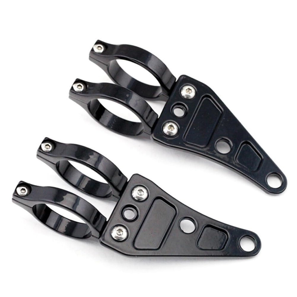 41Mm Fork Motorcycle Headlight Mount Bracket Clamp For Turn Signal Rack Chopper Racer Style Replacement Parts 1 Pair 9119770044921